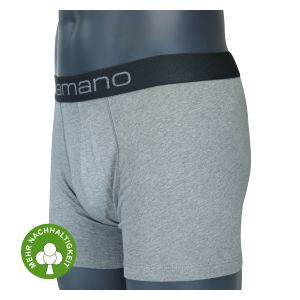 CAMANO Boxer Shorts mit nachhaltiger Baumwolle hell-grau-melange 
