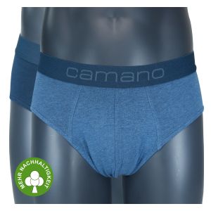 Herrenslips mit nachhaltiger Baumwolle blau-mix CAMANO